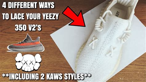 4 WAYS TO LACE YOUR YEEZY 350'S .